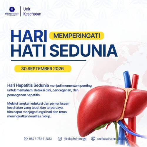 # Hari Hati Sedunia : "Kebiasaan Baik, Hati yang Kuat"